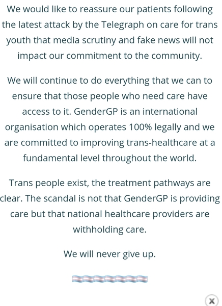 GenderGP... Telegraph expose