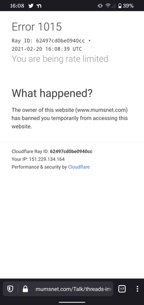 MN very slow and keep getting this error message