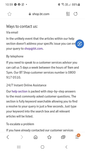 BT asking for utility bill before sending an order .. scam?