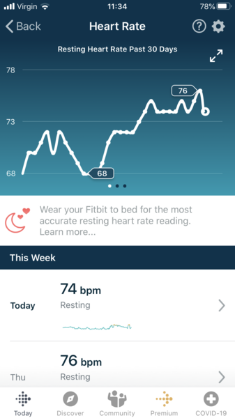 Tracking your cycle and possible BFP using RHR - part 5