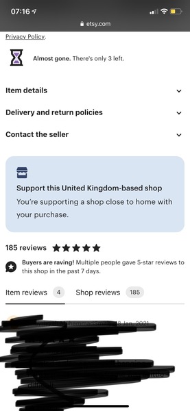 AIBU about refund from Etsy?