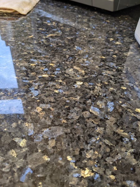 Black Pearl granite worktops
