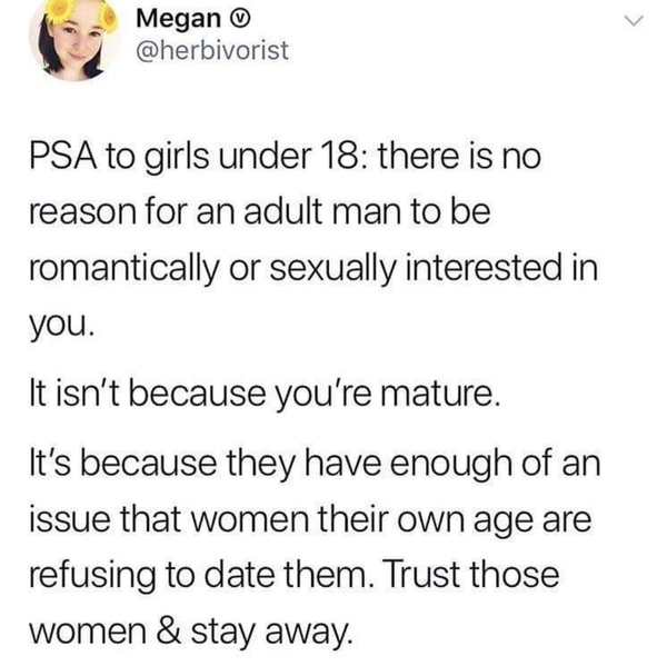 She is 18, he is 34!