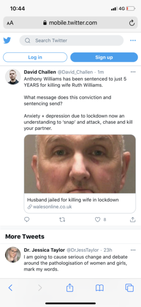 Poor woman, she must have been so scared.