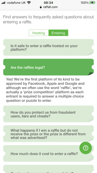 Raffall - genius idea or scammers delight