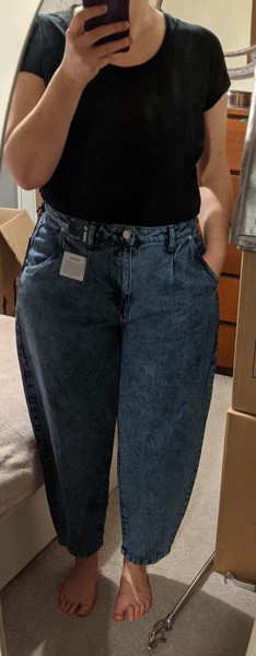 high waisted jeans
