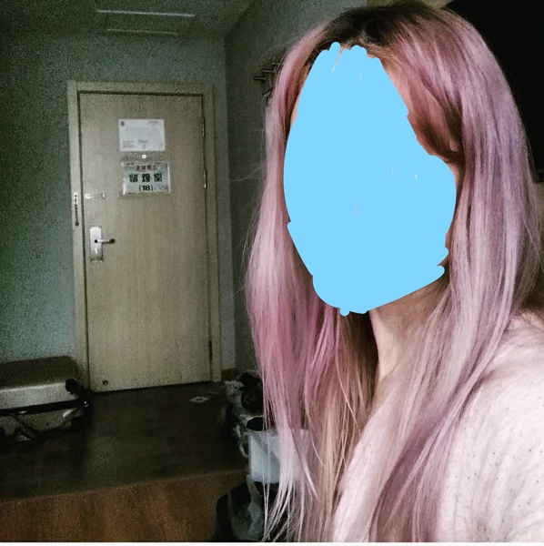 Purple hair dye