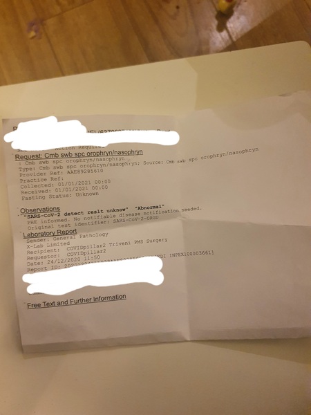Can a medical professional tell me the result ?