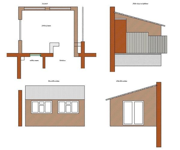 AIBU to ask how you'd extend this ground floor..?