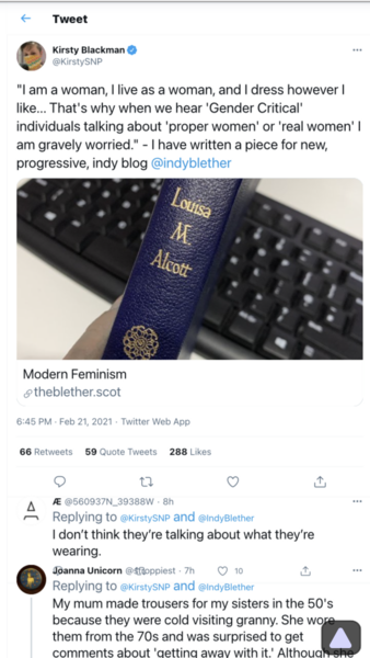 Kirsty Blackman tweet
