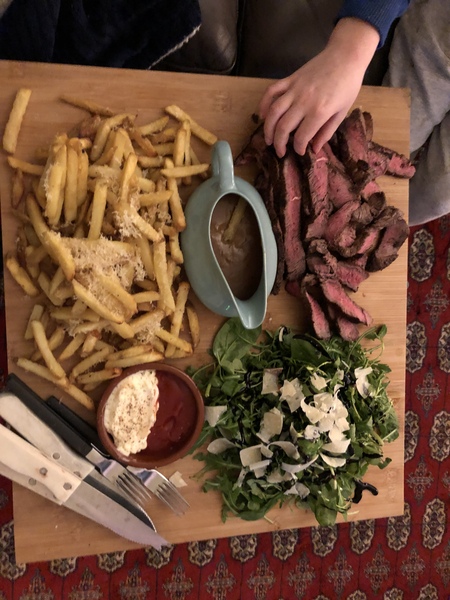 What's goes with steak?