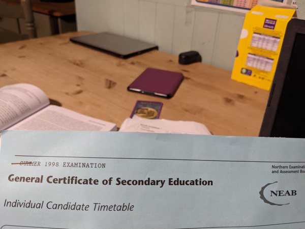Help me find my GCSE exam board from 1998 please! Borough of Merton.
