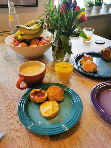 Mary Berry puts eggs in her scones