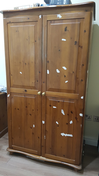 I bought a pre owned wardrobe now the place has bad energy..