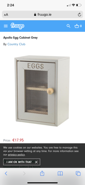 Storing the eggs