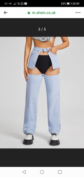 Have you always wanted to wear a pair of jeans while simultaneously displaying your pants? Well step this way!