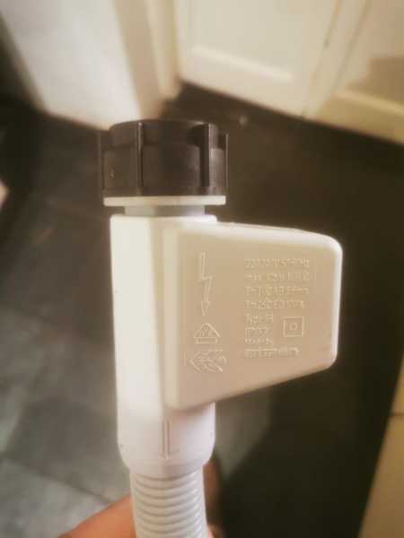 Failure to fit diswasher due to electro valve connector needed