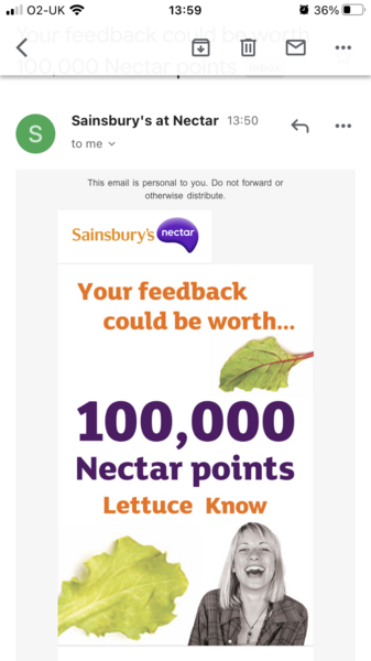 Nectar points are pretty much not worth it?!