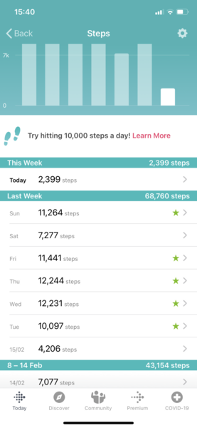 Losing lockdown pounds & MOVING - 10k steps/day - please join me!