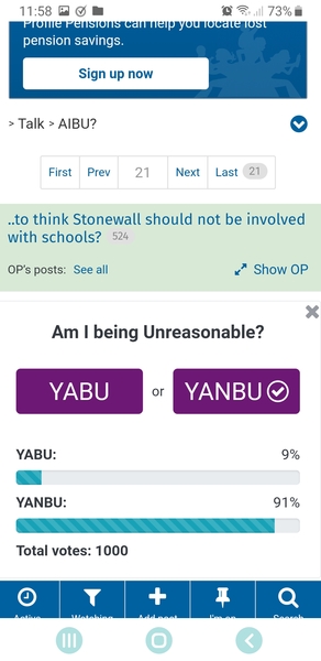 ..to think Stonewall should not be involved with schools?
