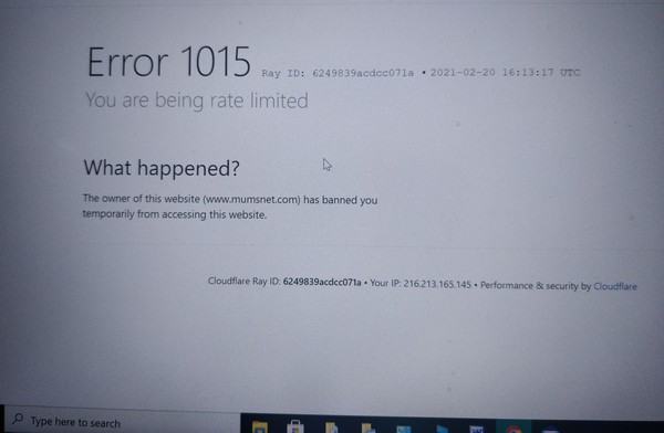 MN very slow and keep getting this error message