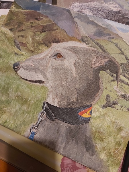 Pet portrait wip