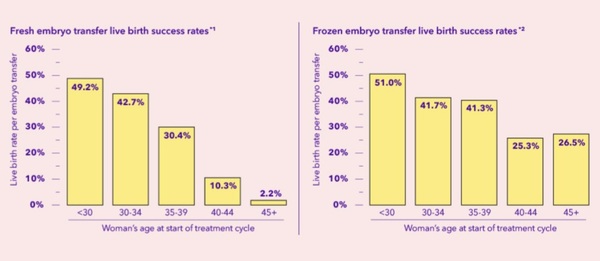 Frozen embryo transfer