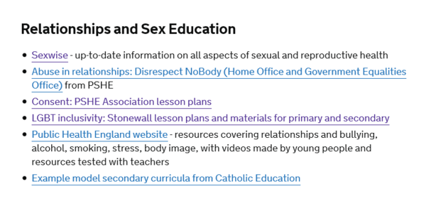 ..to think Stonewall should not be involved with schools?