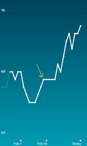 Tracking your cycle and possible BFP using RHR - part 5