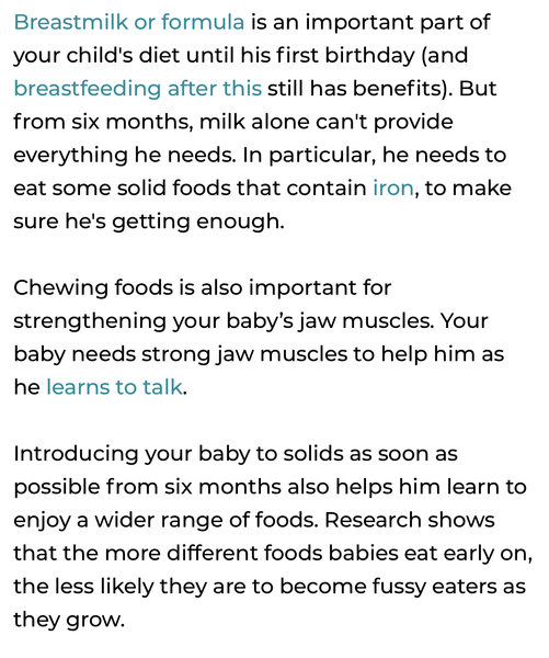 Any reason not to wait until 12 months to wean?