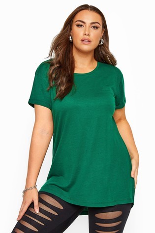 Long tops that are not belly tops!