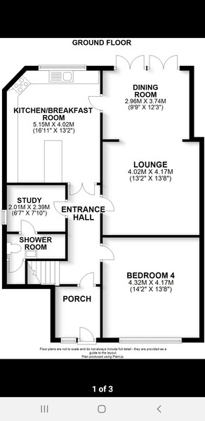 KITCHEN DINER FLOOR PLAN