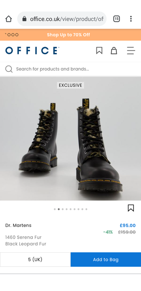 Has anyone seen these Doc Martens with leopard print bits?