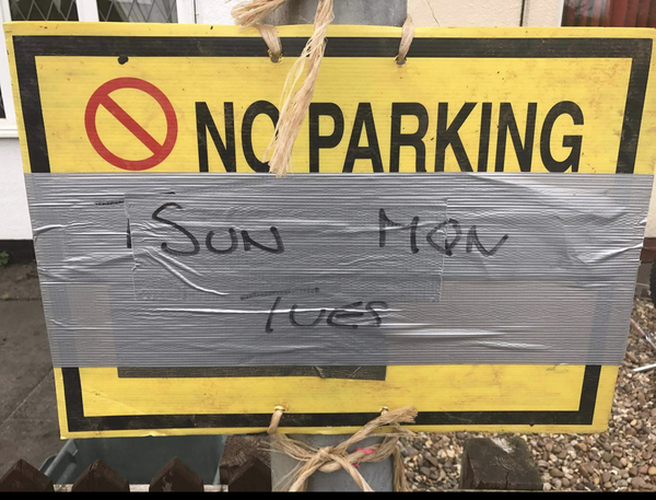 AIBU for parking in front of my house