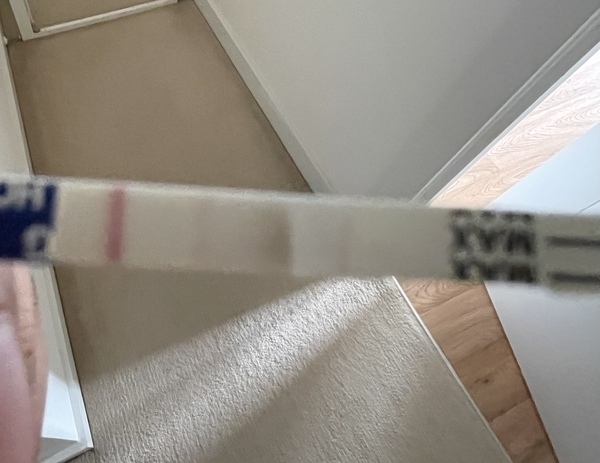 Is there a faint line?