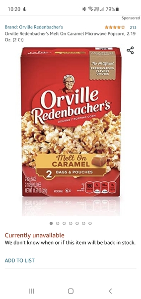 Does anyone remember this or did I dream it (microwave popcorn)