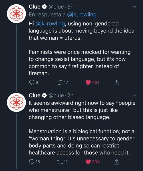 Clue, a menstruation app, speaks