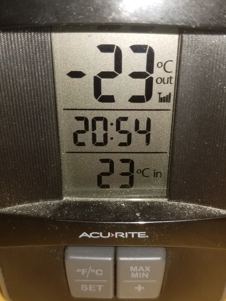 Window open at night and it’s freezing