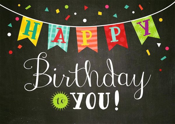 Please say happy birthday!