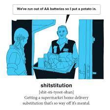Supermarket delivery substitution
