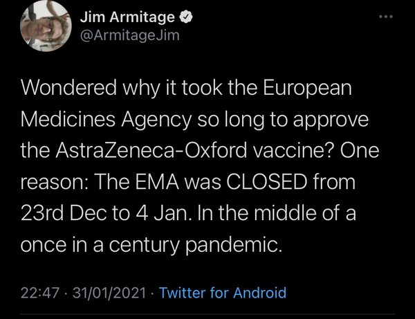 What do EU nationals think of the vaccines mess?