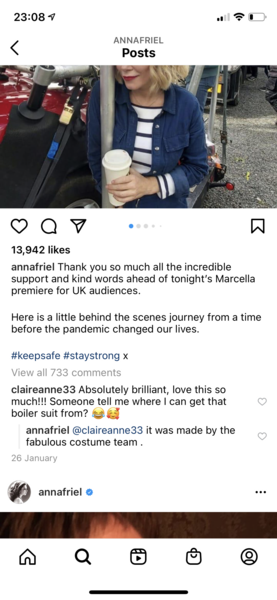 Marcella’s Denim Boiler Suit