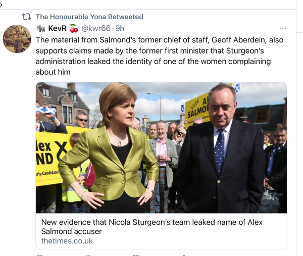 Does it matter if Sturgeon is guilty - do you know or care?