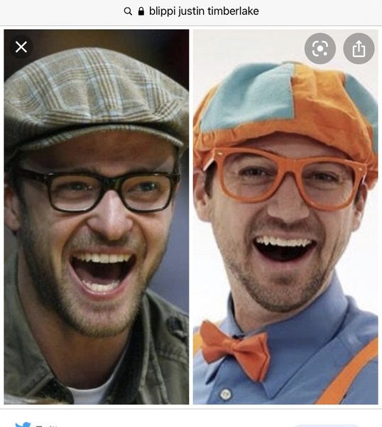 To suspect that Blippi...