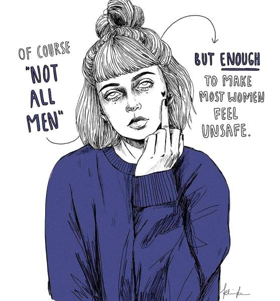 To be sick to death of male violence against women?!