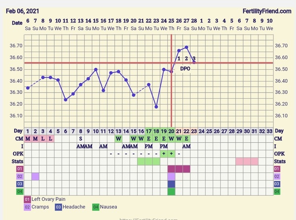9DPO Symptom Spotting