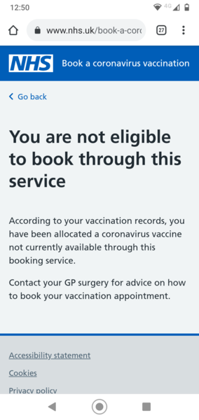 Vaccine when turning 18 this year