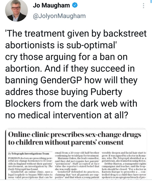 GenderGP... Telegraph expose