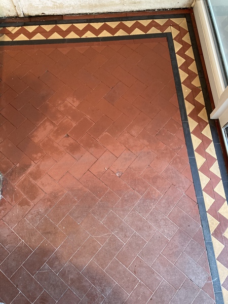 1930's original tile flooring