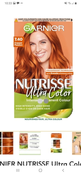 Any ideas to which hair dye would give this colour?